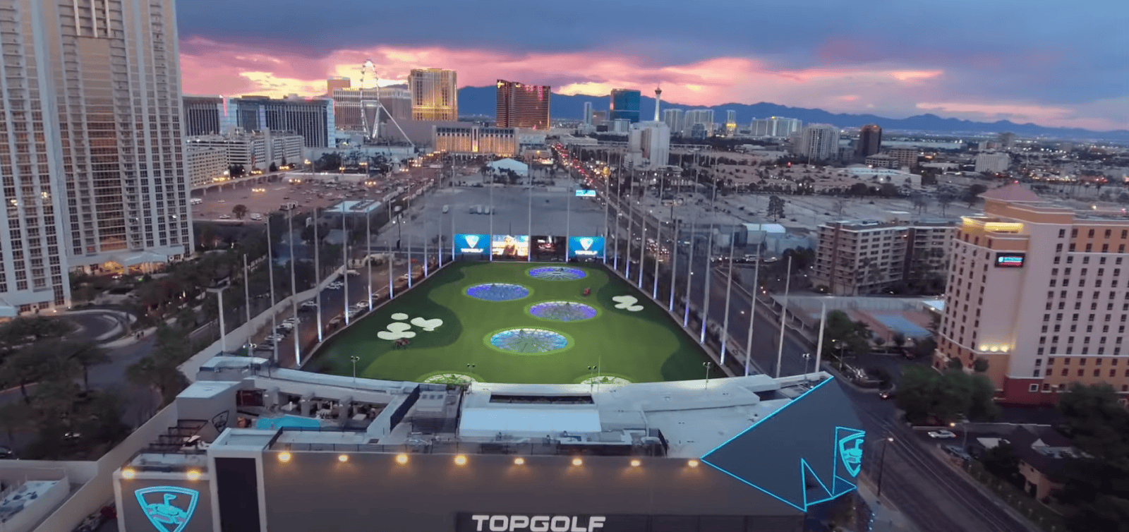 Topgolf field. 