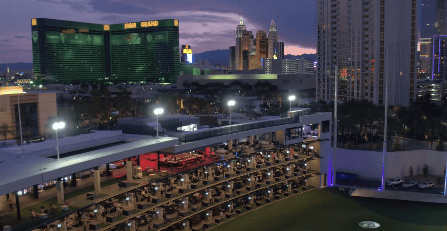 TopGolf field in Las Vegas.